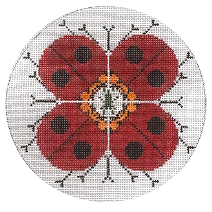 Last Aphid Ornament Painted Canvas Charley Harper 
