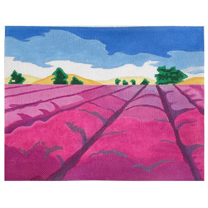 Lavender Fields Painted Canvas Vallerie Needlepoint Gallery 