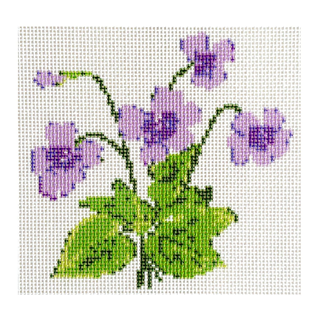 Lavender Flowers Printed Canvas KCN Designers  - 1