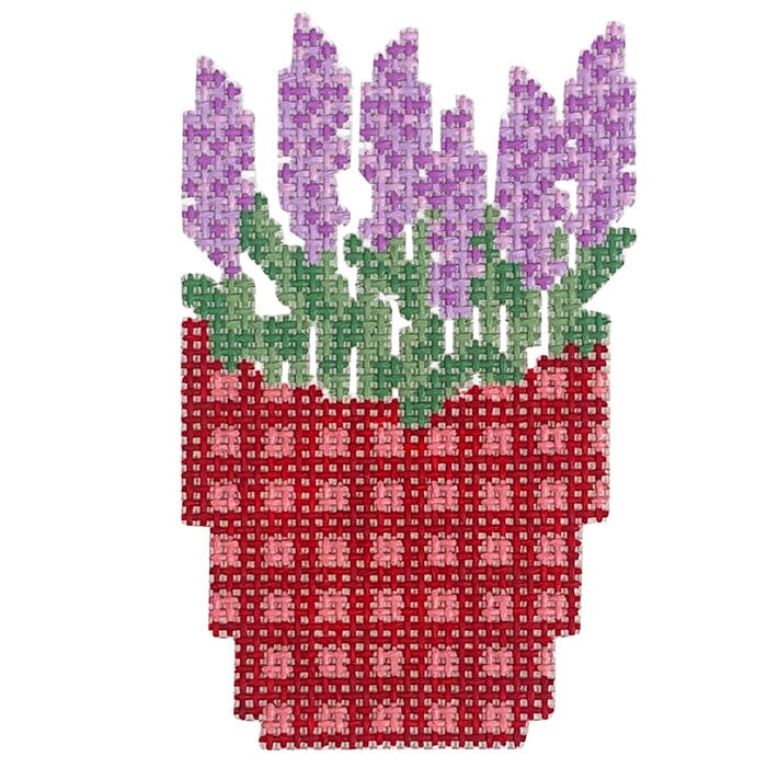 Lavender French Fries Painted Canvas Atlantic Blue Canvas  - 1