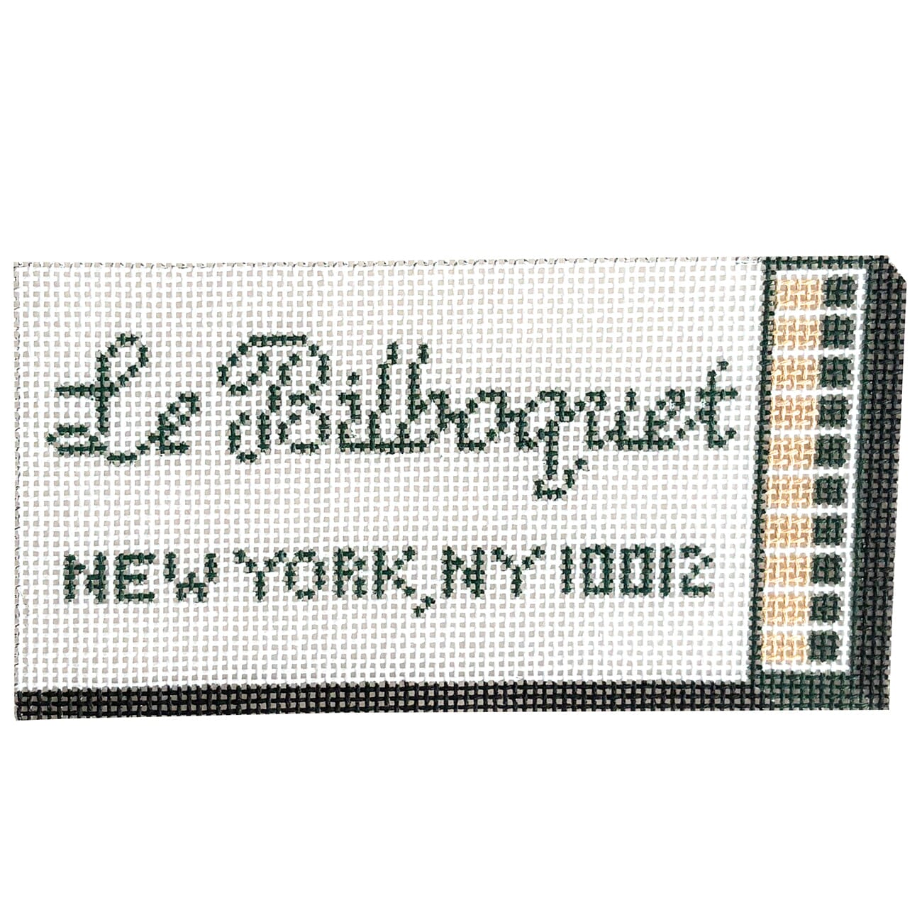 Le Bilboquet Matchbox Ornament Painted Canvas Spruce Street Studio  - 1