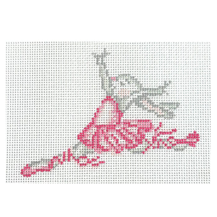 Leaping Ballet Bunny Painted Canvas KCN Designers 