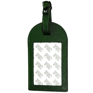 Leather Bag Tag   Olive Leather Goods Rachel Barri Designs 
