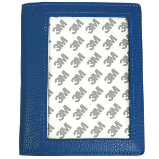 Leather Passport Cover   Cadet Blue Pebbled Leather Goods Rachel Barri Designs 
