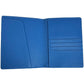 Leather Passport Cover - Cadet Blue Pebbled Leather Goods Rachel Barri Designs 