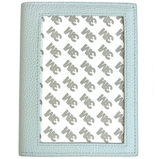 Leather Passport Cover   Ice Blue Pebbled Leather Goods Rachel Barri Designs 
