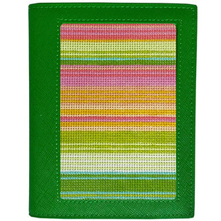 Leather Passport Cover   Kelly Green Saffiano Leather Goods Rachel Barri Designs 
