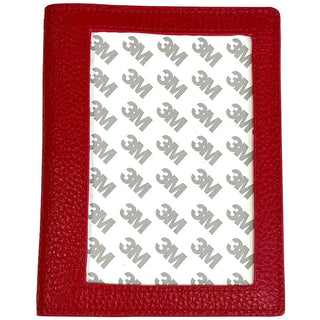 Leather Passport Cover   Red Pebbled Leather Goods Rachel Barri Designs 
