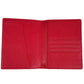 Leather Passport Cover - Red Pebbled Leather Goods Rachel Barri Designs 