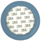 Leather Self-Finishing Round Magnet - Light Blue Leather Goods Planet Earth Leather 