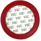 Leather Self-Finishing Round Magnet - Red Leather Goods Planet Earth Leather 