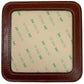 Leather Self-Finishing Square Coaster Leather Goods Clayton and Crume 