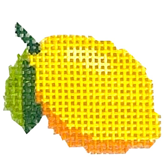 Lemon Mini Painted Canvas MF Needlepoint 