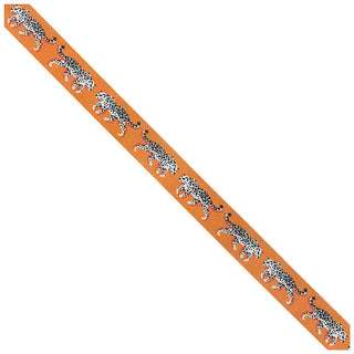 Leopard Crossbody Strap Orange Printed Canvas Kirk & Bradley 
