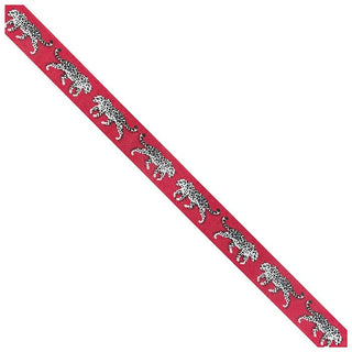 Leopard Crossbody Strap Red Printed Canvas Kirk & Bradley 
