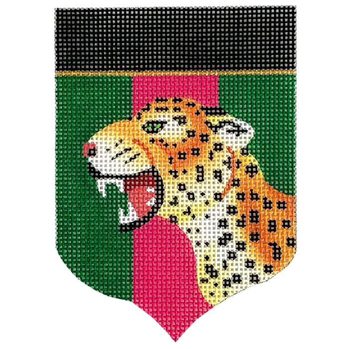 Leopard Emblem Painted Canvas Colors of Praise  - 1