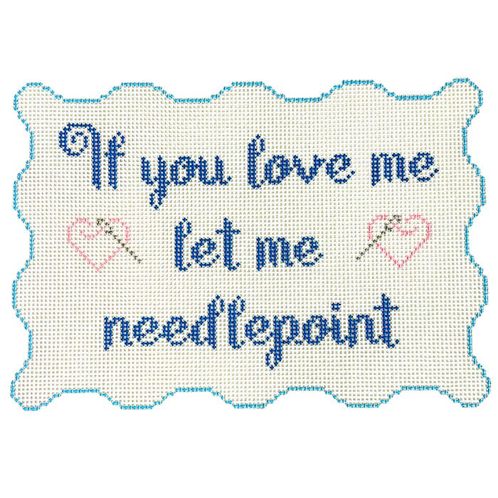 Let Me Needlepoint Painted Canvas Lauren Bloch Designs 