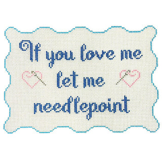 Let Me Needlepoint Painted Canvas Lauren Bloch Designs 

