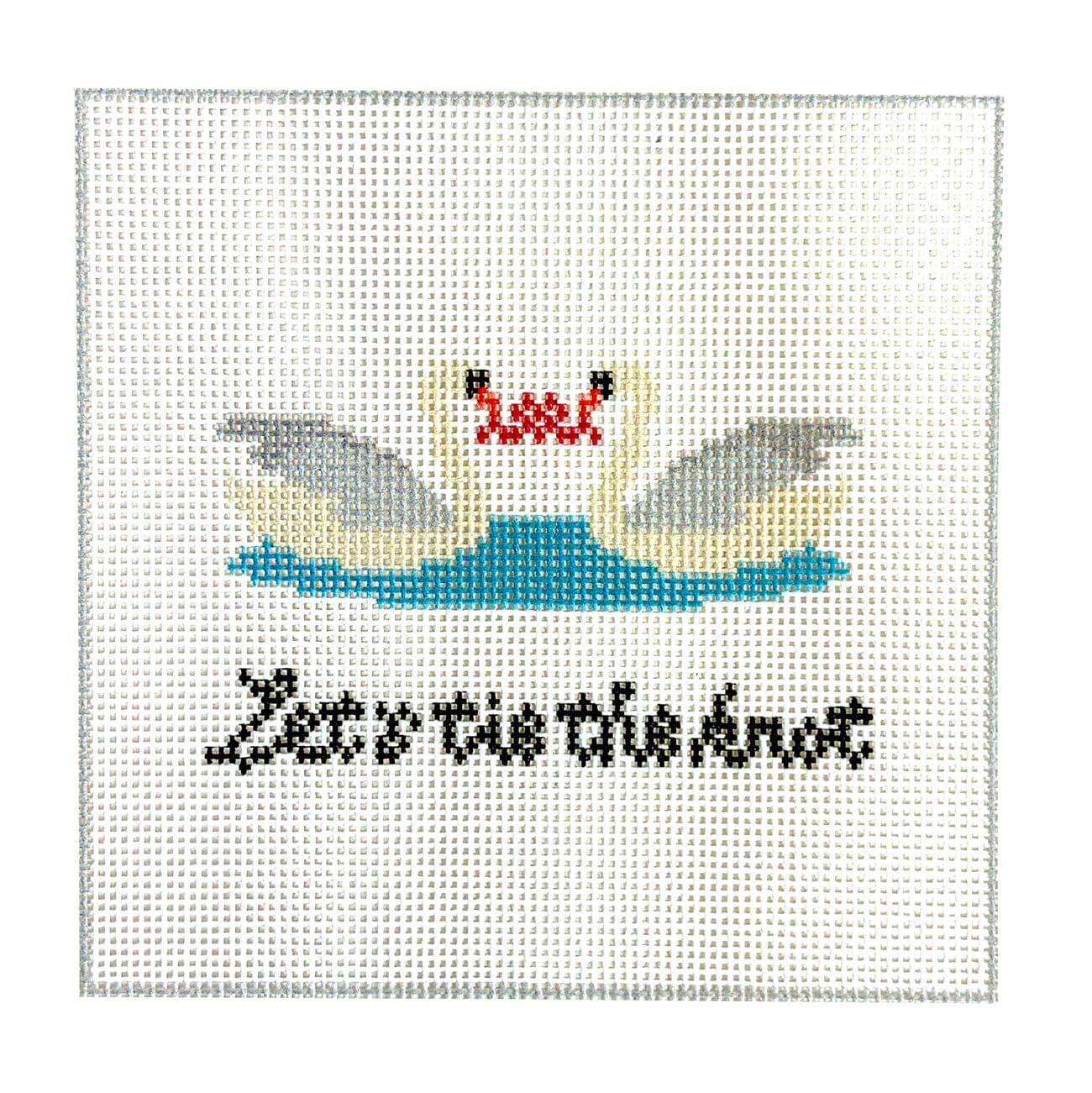 Let's Tie the Knot Printed Canvas KCN Designers  - 1