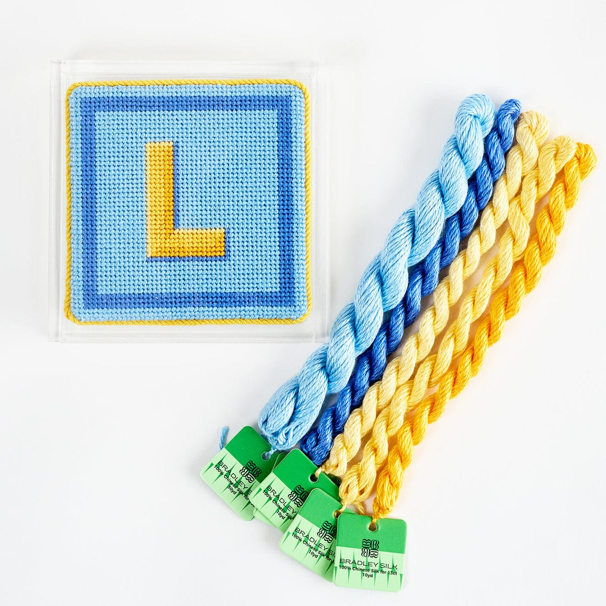 Letter Coaster Class   Raleigh, NC Class Needlepoint.Com  - 1