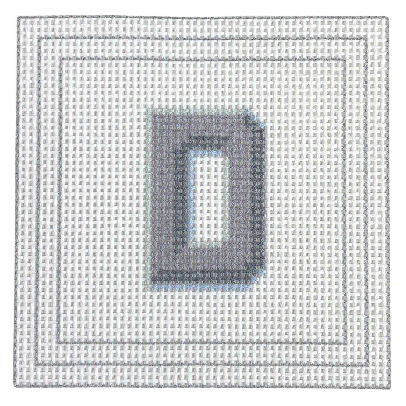 Letter Coaster Printed Canvas Two Sisters Needlepoint D  - 4