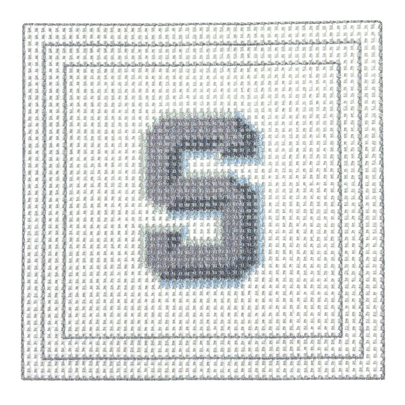 Letter Coaster Printed Canvas Two Sisters Needlepoint S  - 19