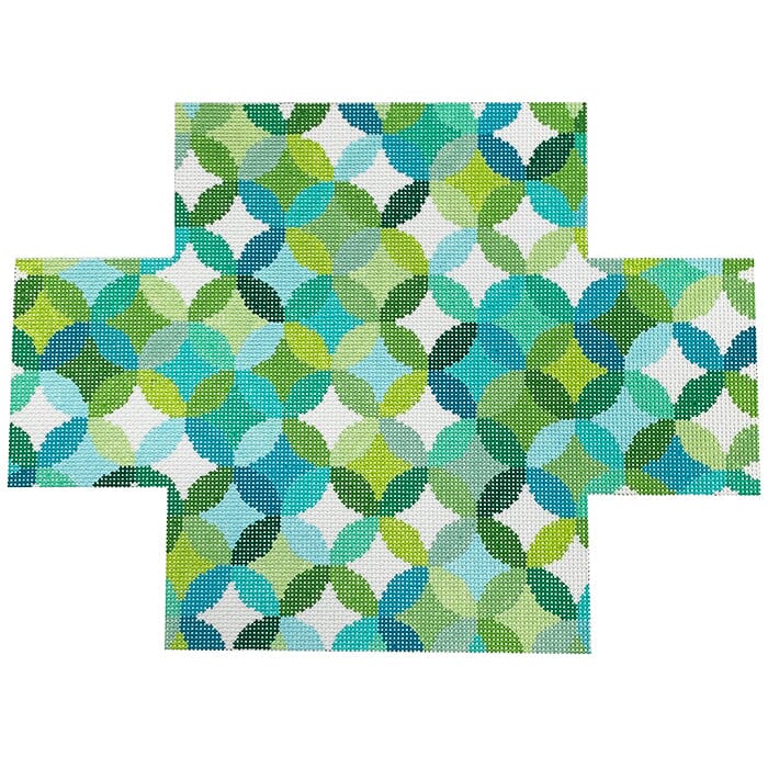 Libby Brick Cover   Quilt Rings Painted Canvas Elizabeth Crane Swartz Designs  - 1