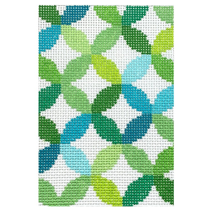 Libby Passport   Quilt Rings Painted Canvas Elizabeth Crane Swartz Designs 
