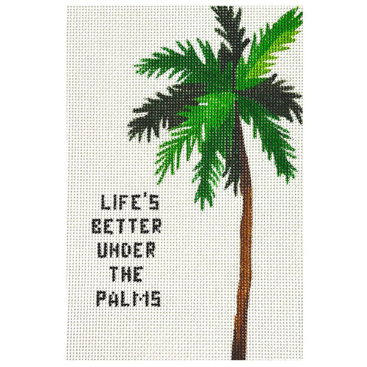 Life's Better Under the Palms Painted Canvas Madeleine Elizabeth 