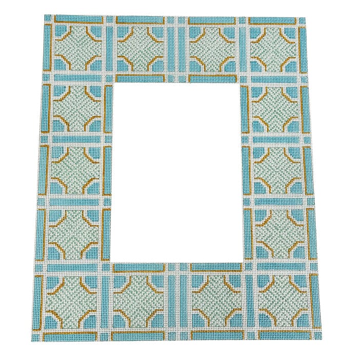Light Blue Frame Painted Canvas Colors of Praise  - 1