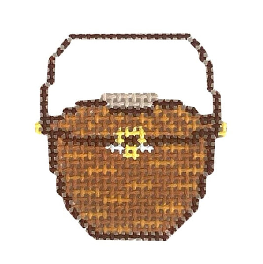 Lightship Basket Mini Painted Canvas MF Needlepoint 