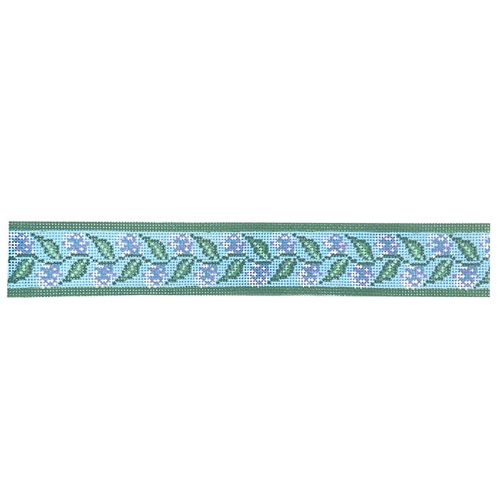 Lilac Strap / Belt Painted Canvas KCN Designers 
