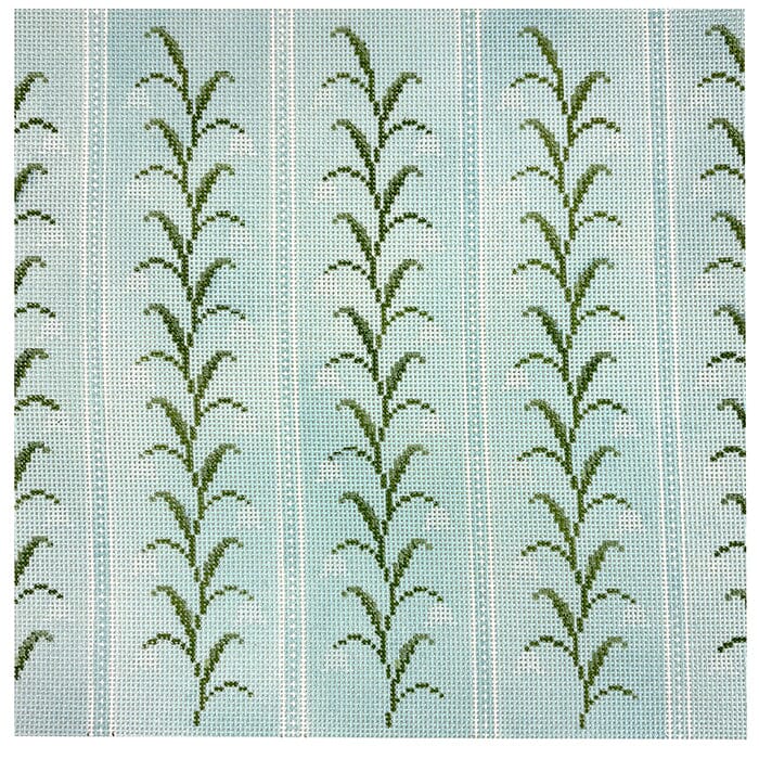 Lily of the Valley 12x12   Light Blue Painted Canvas Thorn Alexander 
