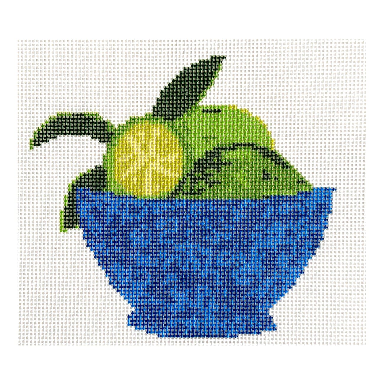 Lime Bowl Printed Canvas KCN Designers  - 1