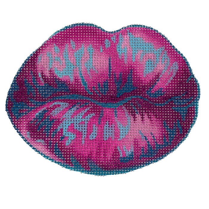Lips Patch Painted Canvas Colors of Praise 
