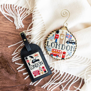 London Bag Charm Insert Printed Canvas Kirk & Bradley 
