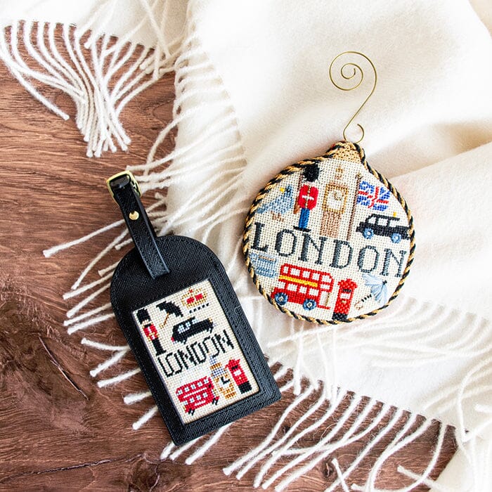 London Bag Charm Insert Printed Canvas Kirk & Bradley 
