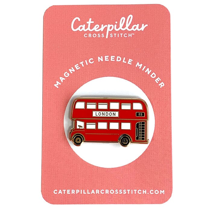 London Bus Enamel Needleminder Accessories Caterpillar Cross 