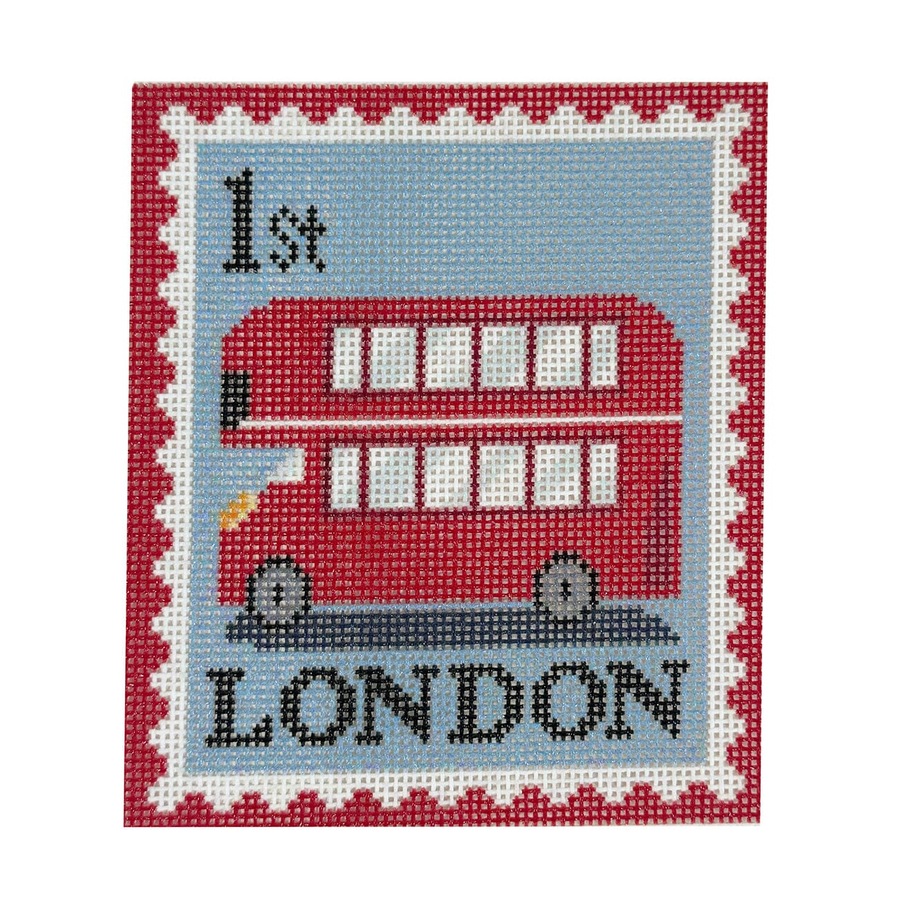 London Bus Painted Canvas Maura Nolan Designs 
