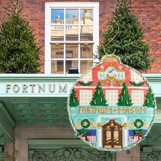 London Store Fronts - Fortnum and Mason Kit Kits Needlepoint To Go 