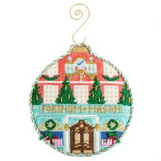 London Store Fronts   Fortnum and Mason Printed Canvas Needlepoint To Go 
