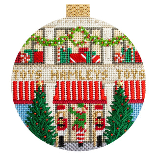 London Store Fronts  Hamleys Printed Canvas Needlepoint To Go 
