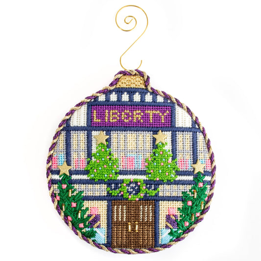 London Store Fronts- Liberty Printed Canvas Needlepoint To Go 