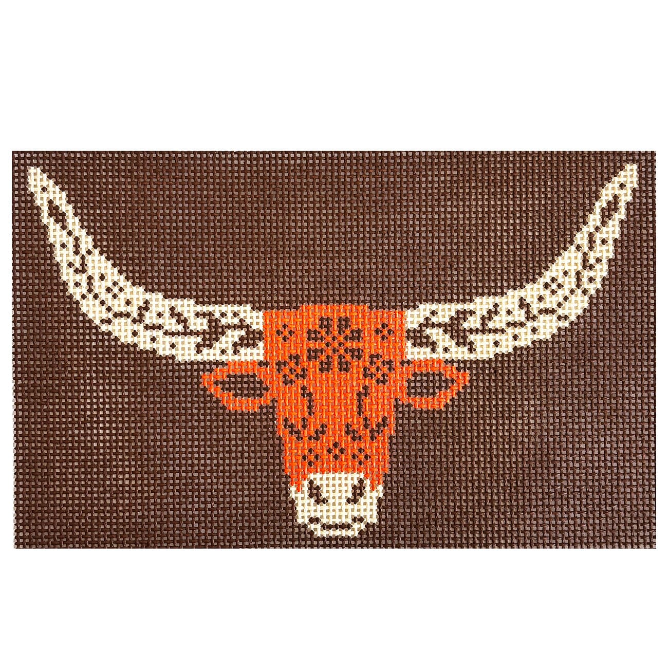 Longhorn Painted Canvas Maura Nolan Designs  - 1