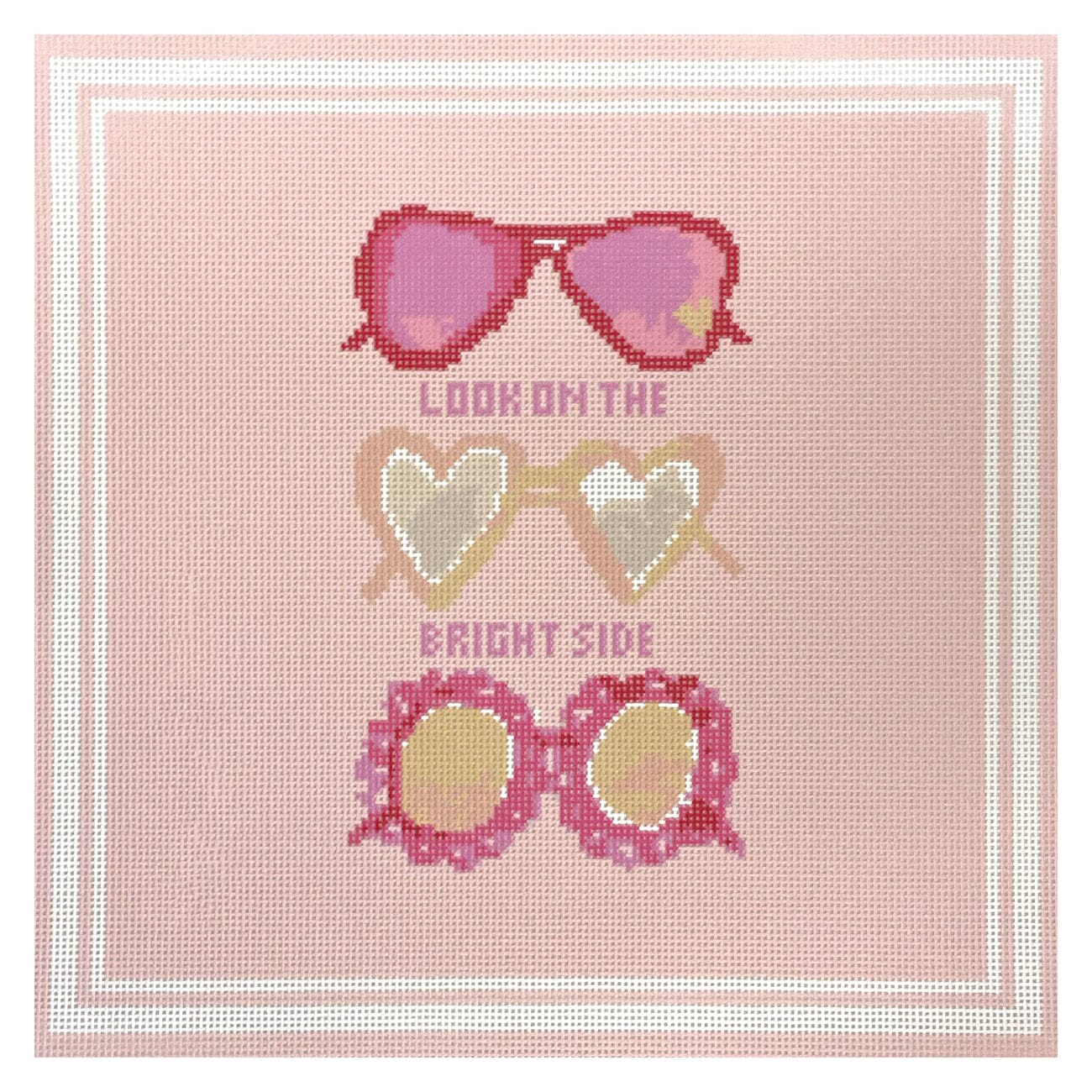 Look on the Bright Side 12x12 Painted Canvas KCN Designers  - 1