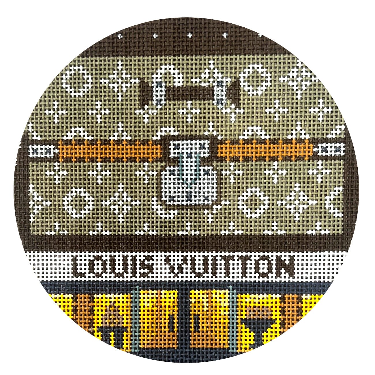 Louis Vuitton Round Painted Canvas The Gingham Stitchery  - 1