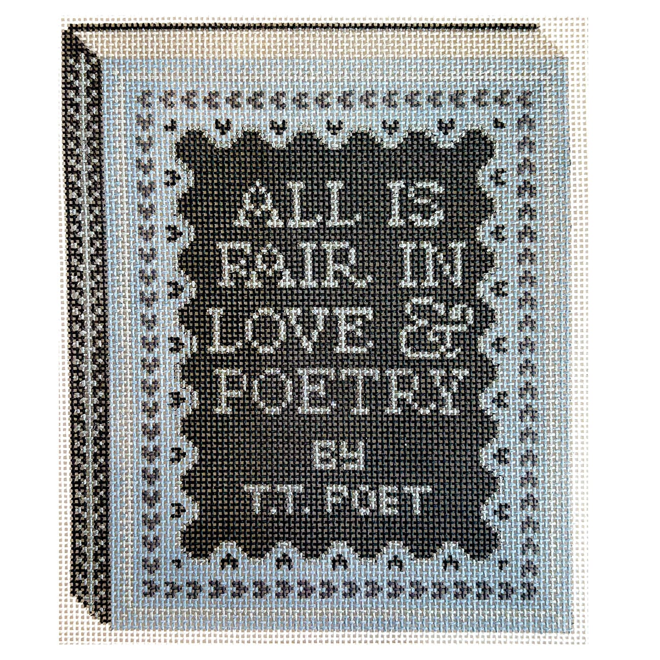 Love and Poetry Book Cover Painted Canvas Thorn Alexander  - 1