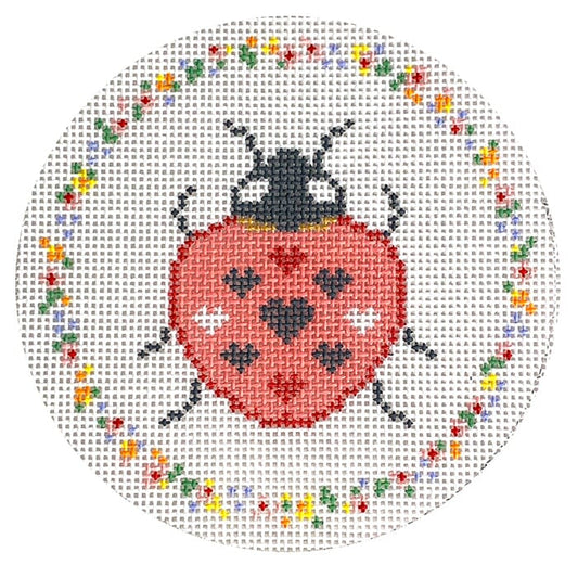 Love Bug Ladybug Painted Canvas Coco Frank Studio 