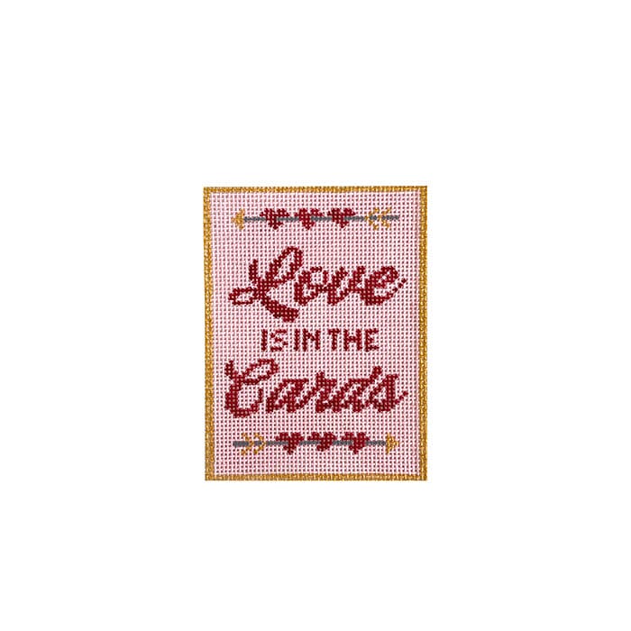 Love Card Painted Canvas Initial K Studio 
