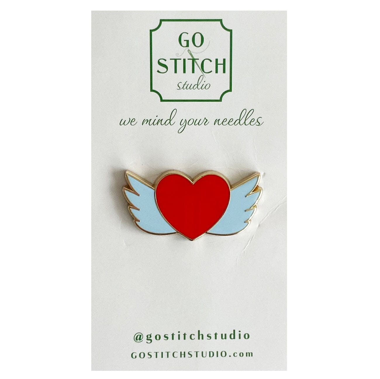 Love Wings Needle Minder Accessories Go Stitch Studio  - 1